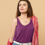 Summer T-Shirt Girl Purple
