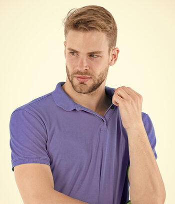 polo tshirt purple