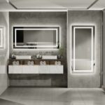 Wisfor LED Lighted Bathroom Mirror – Anti-Fog, Dimmable, and Touch Controls