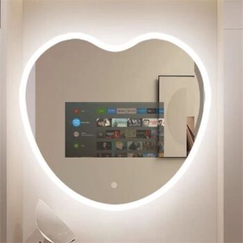 Heart LED TV Mirror