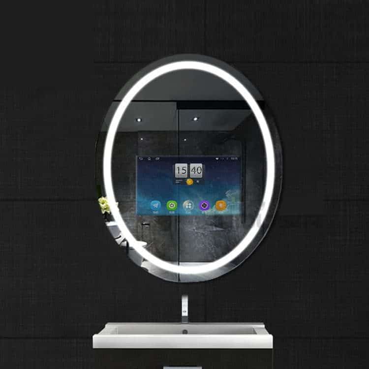 Oval Smart LED Mirror with Android TV Oval Smart LED Mirror with Android TV