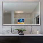 Luxury Smart Android TV LED Mirror with Remote Control