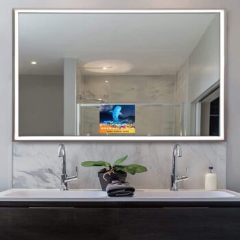 Luxury Smart Android TV LED Mirror with Remote Control