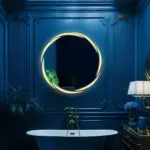Premium Circular LED Bathroom Mirror with Glow Ring