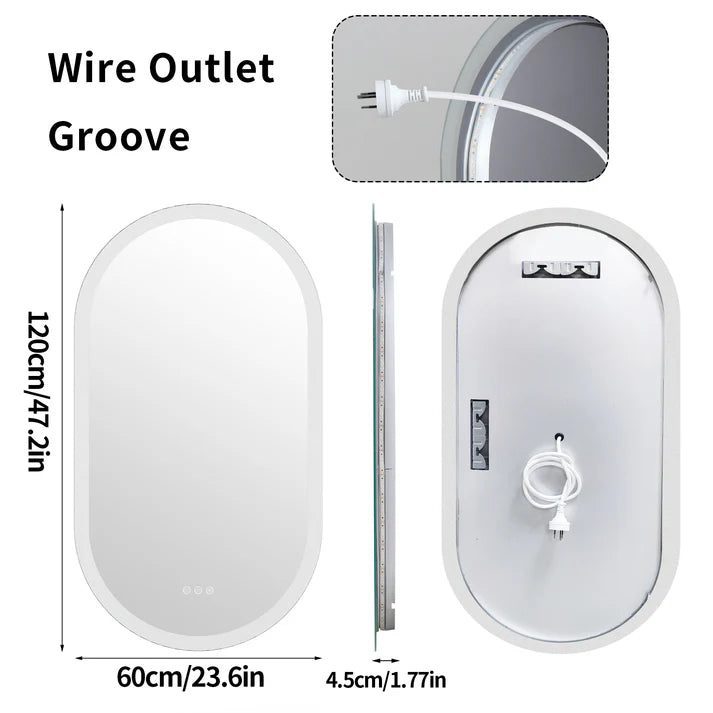 Arched Illumina LED Bathroom Mirror – Oval Design, Anti-Fog, and Adjustable Lighting - Uncategorized | LightMirror.in Arched Illumina LED Bathroom Mirror – Oval Design, Anti-Fog, and Adjustable Lighting - Uncategorized | LightMirror.in