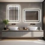 Wisfor LED Lighted Bathroom Mirror – Anti-Fog, Dimmable, and Touch Controls