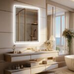 Super Bright LED Bathroom Backlit Mirror – Anti-Fog, Dimmable, and Touch Controls