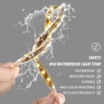 Frameless LED Bathroom Mirror with 3X Magnification, Anti-Fog, and Dual Lighting – Modern Makeup & Shaving Mirror