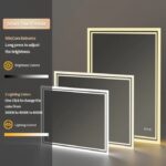 Super Bright LED Bathroom Backlit Mirror – Anti-Fog, Dimmable, and Touch Controls