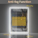 Super Bright LED Bathroom Backlit Mirror – Anti-Fog, Dimmable, and Touch Controls