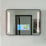 Smart Android TV LED Mirror with Remote Control