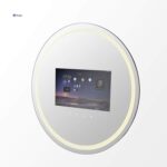 Round Android Smart LED TV Mirror with Touch & Remote Control