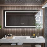 30″x60″ LED Mirror with 3X Magnifying, Anti-Fog, and Dimmable Lighting