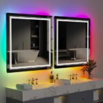 Lumina Glow RGB Backlit Front Lighted Mirror with Anti-Fog and Touch Controls