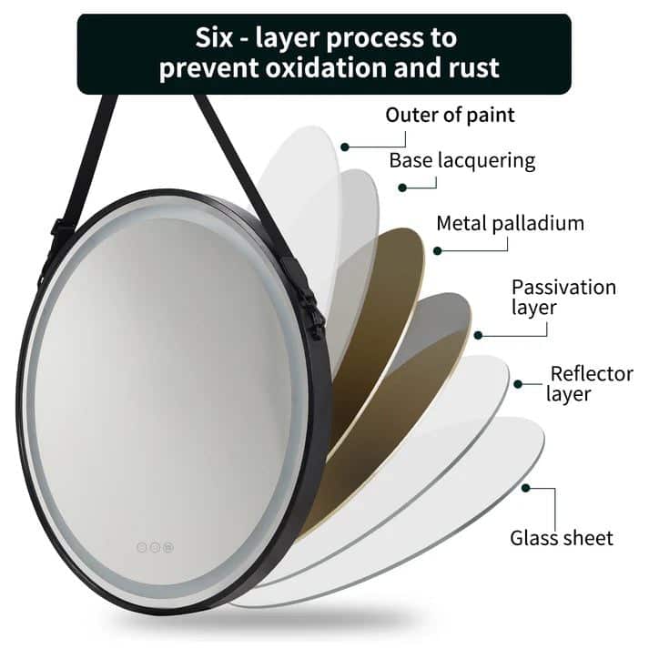 Round Bathroom Mirror with LED lights with Touch Control - Uncategorized | LightMirror.in Round Bathroom Mirror with LED lights with Touch Control - Uncategorized | LightMirror.in