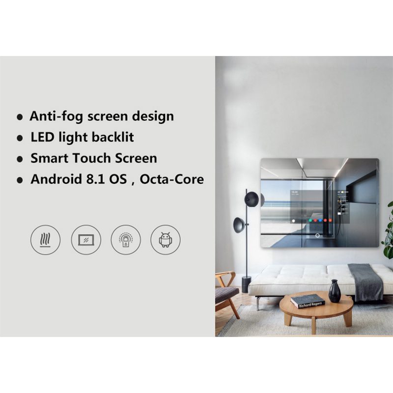 Smart Android TV LED Mirror with Touch & Remote Control Smart Android TV LED Mirror with Touch & Remote Control