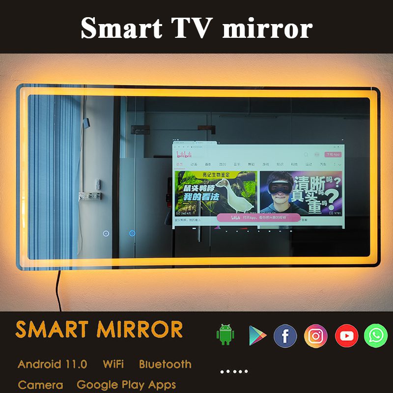 Smart Android LED Mirror for Bathrooms Smart Android LED Mirror for Bathrooms