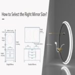 LuxeView LED Oval Bathroom Mirror – Dual Illumination, Anti-Fog, and Dimmable Lighting