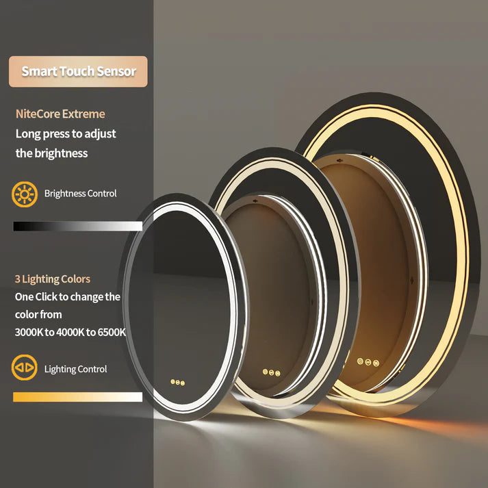 Luxe Dual-Glow LED Bathroom Mirror – Anti-Fog, Dimmable, Double Circle Design - Uncategorized | LightMirror.in Luxe Dual-Glow LED Bathroom Mirror – Anti-Fog, Dimmable, Double Circle Design - Uncategorized | LightMirror.in