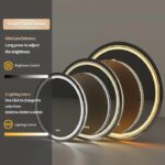 Frameless LED Bathroom Mirror with Dual Lighting, Anti-Fog, and Touch Controls – Modern Round Design