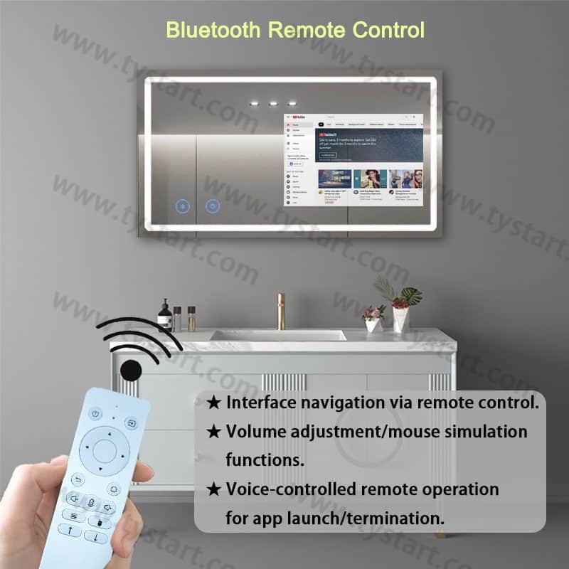 Luxury Android TV LED Mirror with Remote – Smart Bathroom Mirror Luxury Android TV LED Mirror with Remote – Smart Bathroom Mirror