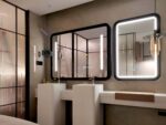 Smart Android TV LED Mirror with Remote Control