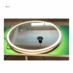Round Android Smart LED TV Mirror with Touch & Remote Control