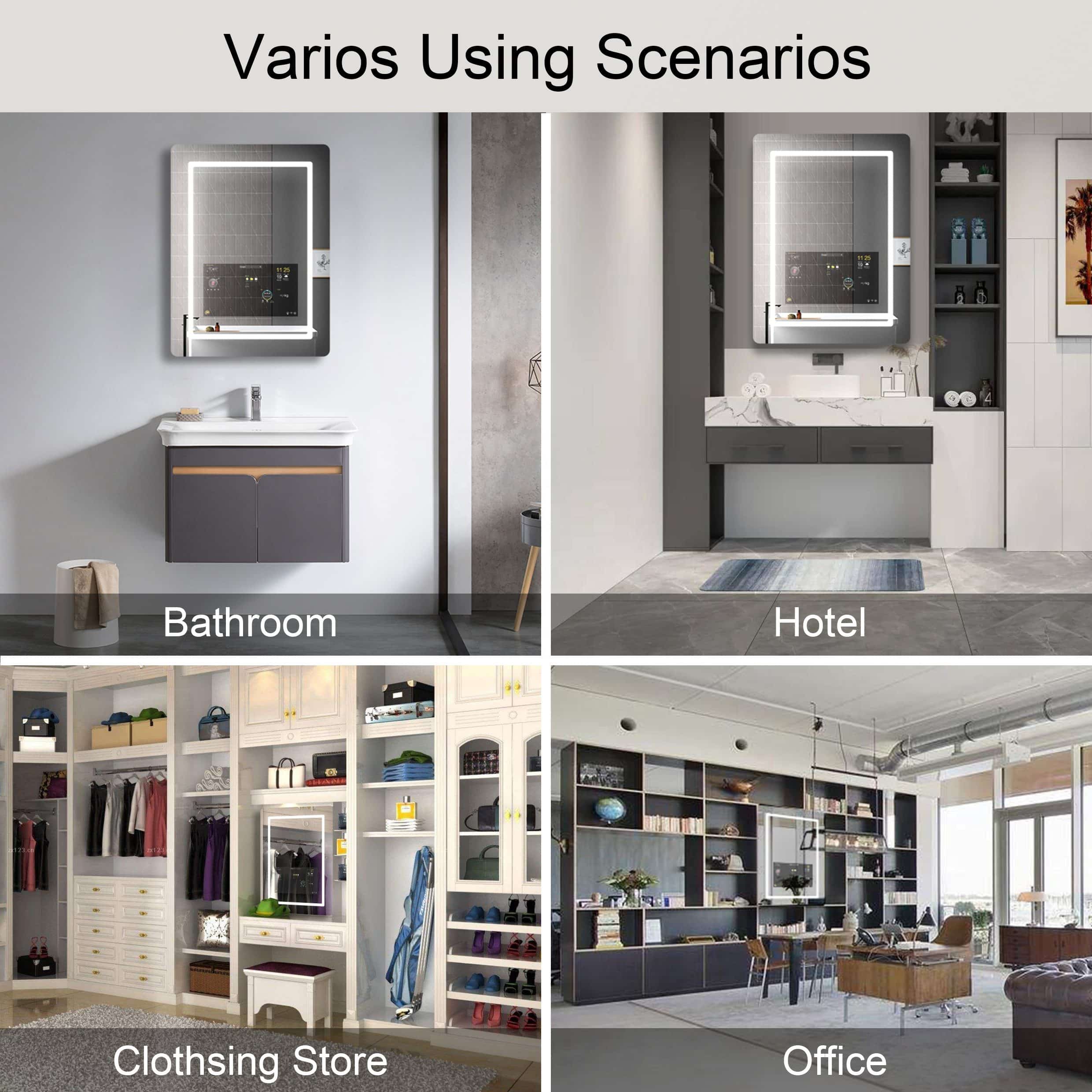 Smart LED Bathroom Mirror with Android TV Smart LED Bathroom Mirror with Android TV