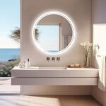 LuminaSphere LED Circle Bathroom Mirror – Anti-Fog, Dimmable, and Touch Controls