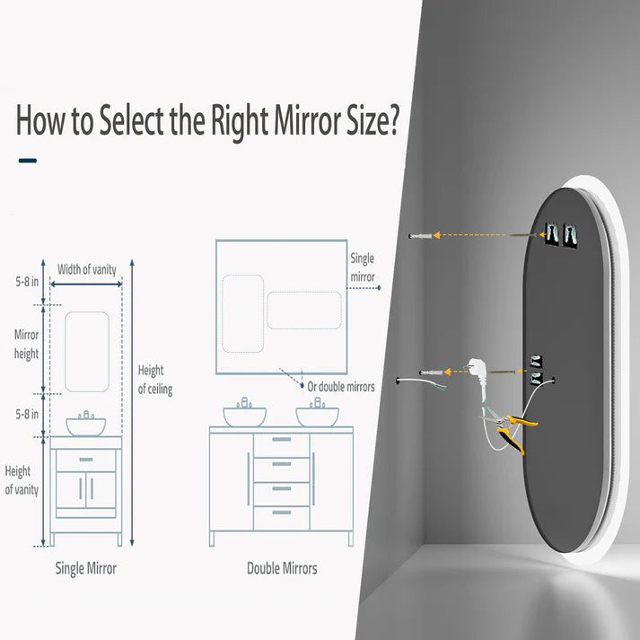 Arched Illumina LED Bathroom Mirror – Oval Design, Anti-Fog, and Adjustable Lighting - Uncategorized | LightMirror.in Arched Illumina LED Bathroom Mirror – Oval Design, Anti-Fog, and Adjustable Lighting - Uncategorized | LightMirror.in