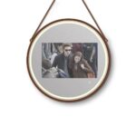 Round Smart Android TV LED Mirror with Touch & Remote – Luxury Bathroom Tech