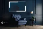 Milani Rectangle 3-Color LED Mirror