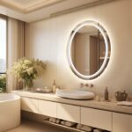 Luxe Dual-Glow LED Bathroom Mirror – Anti-Fog, Dimmable, Double Circle Design