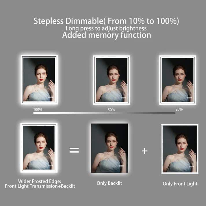 Super Bright LED Bathroom Backlit Mirror – Anti-Fog, Dimmable, and Touch Controls - Uncategorized | LightMirror.in Super Bright LED Bathroom Backlit Mirror – Anti-Fog, Dimmable, and Touch Controls - Uncategorized | LightMirror.in