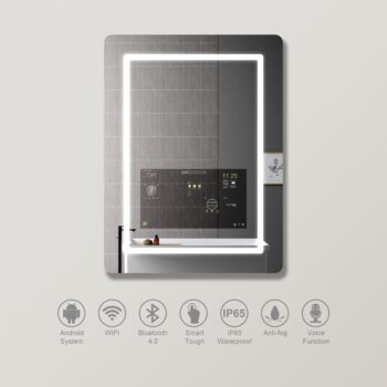 Smart LED Bathroom Mirror with Android TV