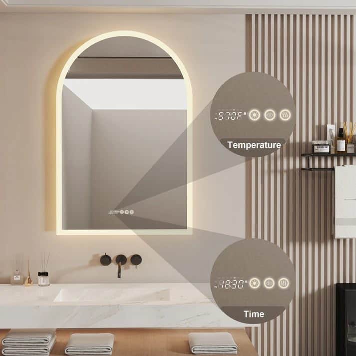 top curved model light mirror top curved model light mirror