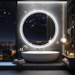 LuminaSphere LED Circle Bathroom Mirror – Anti-Fog, Dimmable, and Touch Controls
