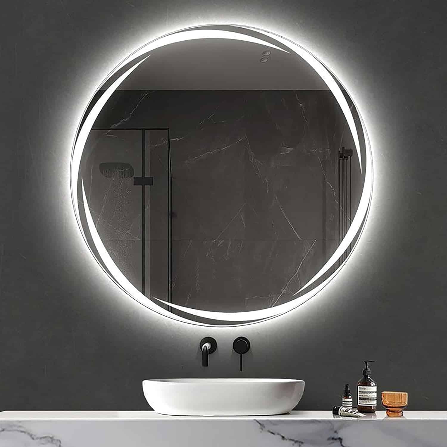 Round forsted design Round forsted design