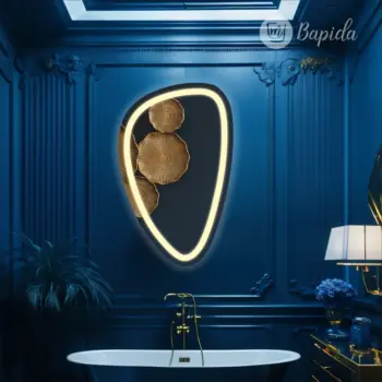 Basin Irregular 3-Color LED Mirror