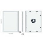 Super Bright LED Bathroom Backlit Mirror – Anti-Fog, Dimmable, and Touch Controls
