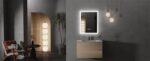 20×30 Inch Rectangular LED Bathroom Mirror – Anti-Fog, Dimmable, and Touch Controls