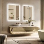 Super Bright LED Bathroom Backlit Mirror – Anti-Fog, Dimmable, and Touch Controls