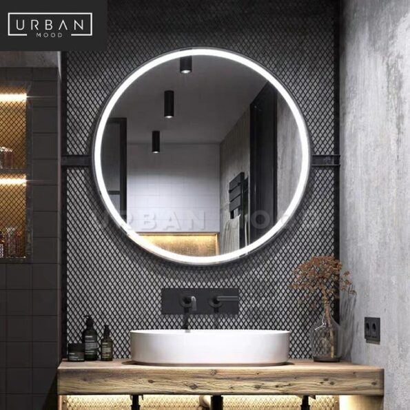 round ledmirror hub