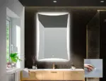 Aevar Rectangle LED Mirror - Customizable Size & Dimmable Lighting