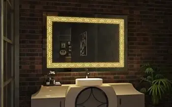 Elegant Rectangle LED Mirror by Akila - light mirror | LightMirror.in