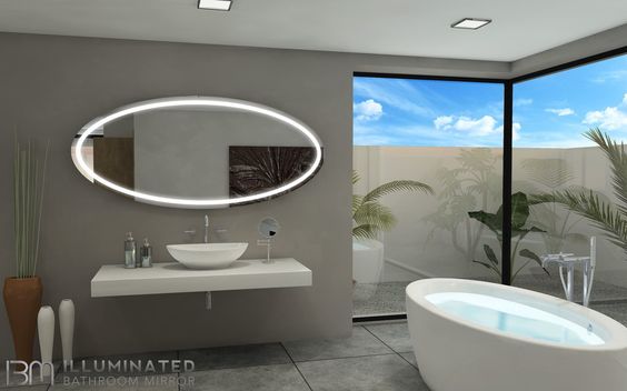 Modern bathroom mirror Modern bathroom mirror