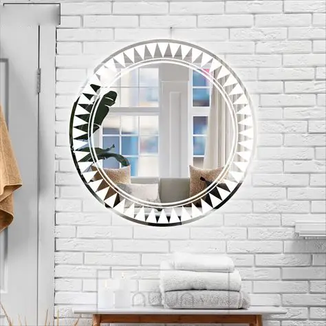 Anahi Round LED Mirror | 3-Color Touch Dimming Vanity - Bathroom Mirror | LightMirror.in Anahi Round LED Mirror | 3-Color Touch Dimming Vanity - Bathroom Mirror | LightMirror.in