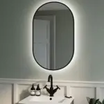 Anakin Framed Capsule Backlit 3-Color LED Mirror