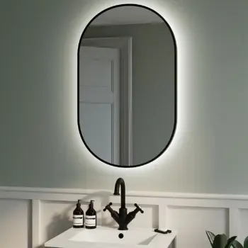 Anakin Framed Capsule Backlit 3-Color LED Mirror