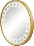 Ancell Metal Round LED Mirror | 3-Light Dimmable Vanity